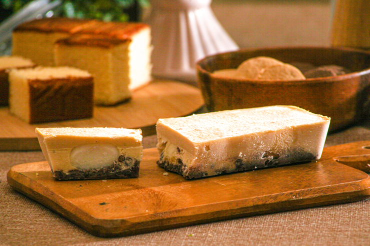 【あんこ×お餅×チーズのコラボレーション】小豆大福のチーズケーキ|グルテンフリー